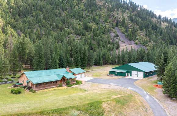 33.7 Acres of Recreational Land with Home for Sale in Alberton, Montana