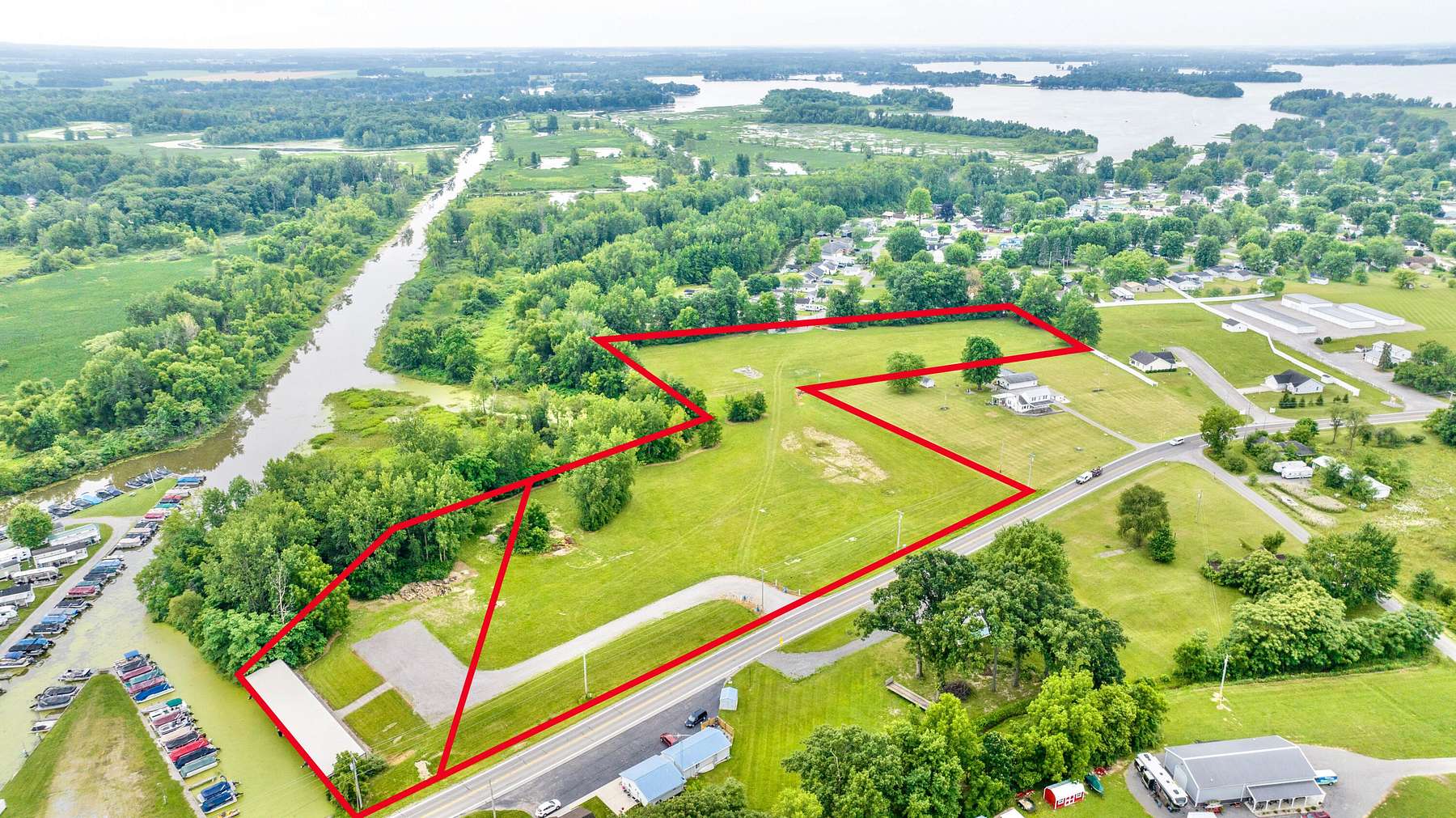 9.7 Acres of Land for Sale in Lakeview, Ohio