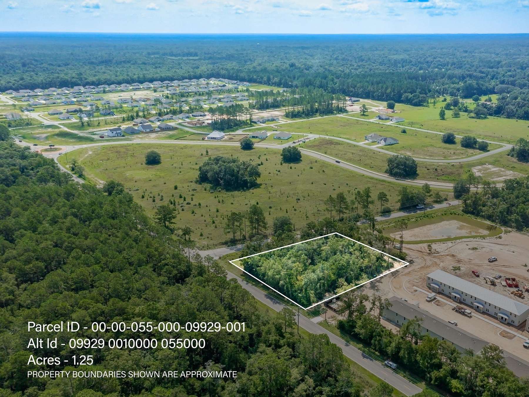1.3 Acres of Commercial Land for Sale in Crawfordville, Florida