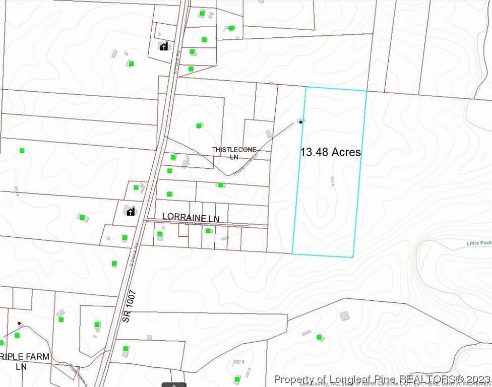 13.48 Acres of Land for Sale in Sanford, North Carolina