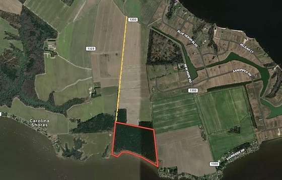 67.9 Acres of Recreational Land for Sale in Hertford, North Carolina