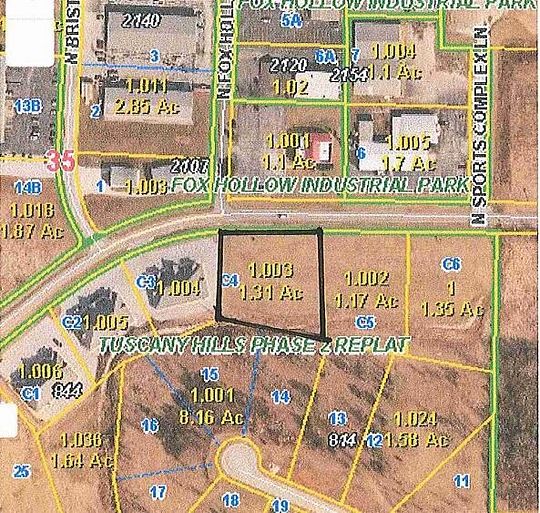 1.3 Acres of Commercial Land for Sale in Nixa, Missouri