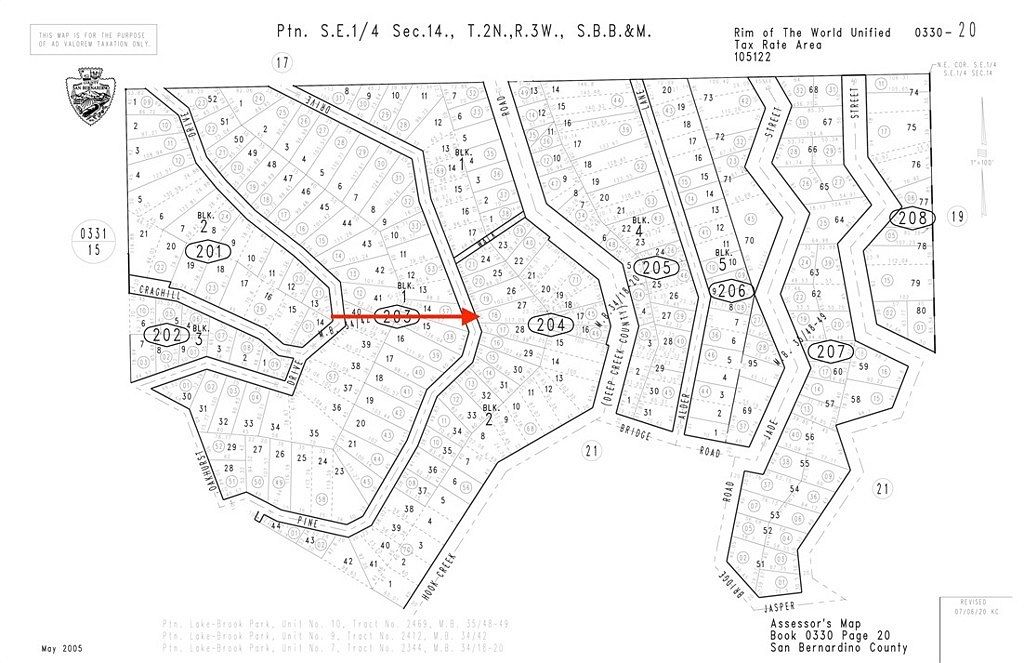 0.098 Acres of Residential Land for Sale in Cedar Glen, California