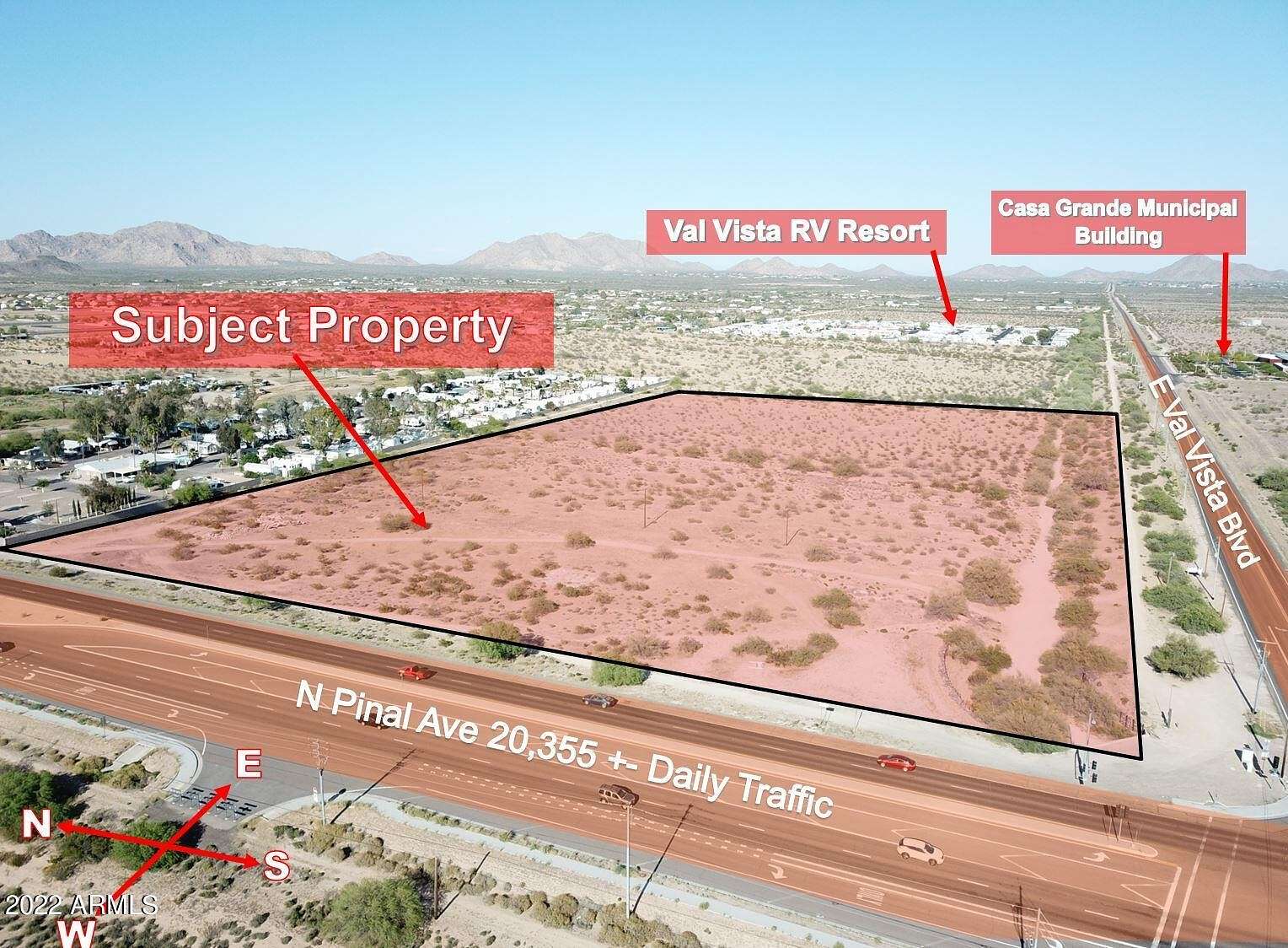 20.7 Acres of Commercial Land for Sale in Casa Grande, Arizona