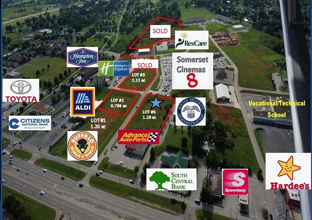 1.28 Acres of Commercial Land for Sale in Somerset, Kentucky