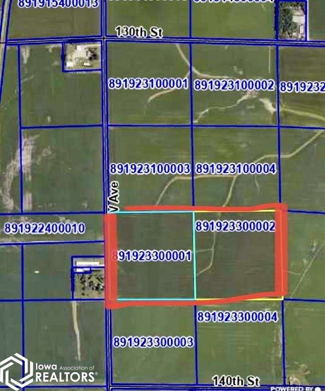 80 Acres of Agricultural Land for Sale in Ackley, Iowa