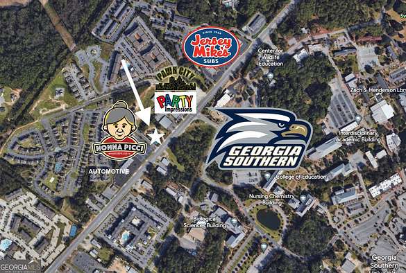 1.2 Acres of Commercial Land for Sale in Statesboro, Georgia