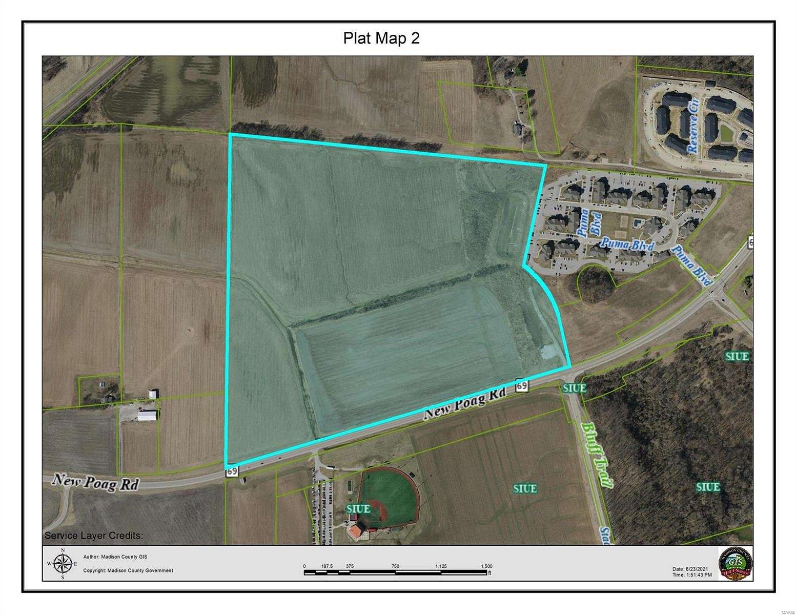 93 Acres of Land for Sale in Edwardsville, Illinois