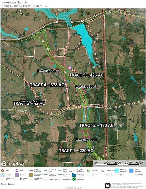41.5 Acres of Land for Sale in Navasota, Texas