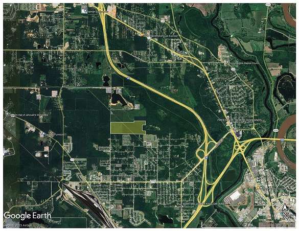 100 Acres of Land for Sale in Shreveport, Louisiana