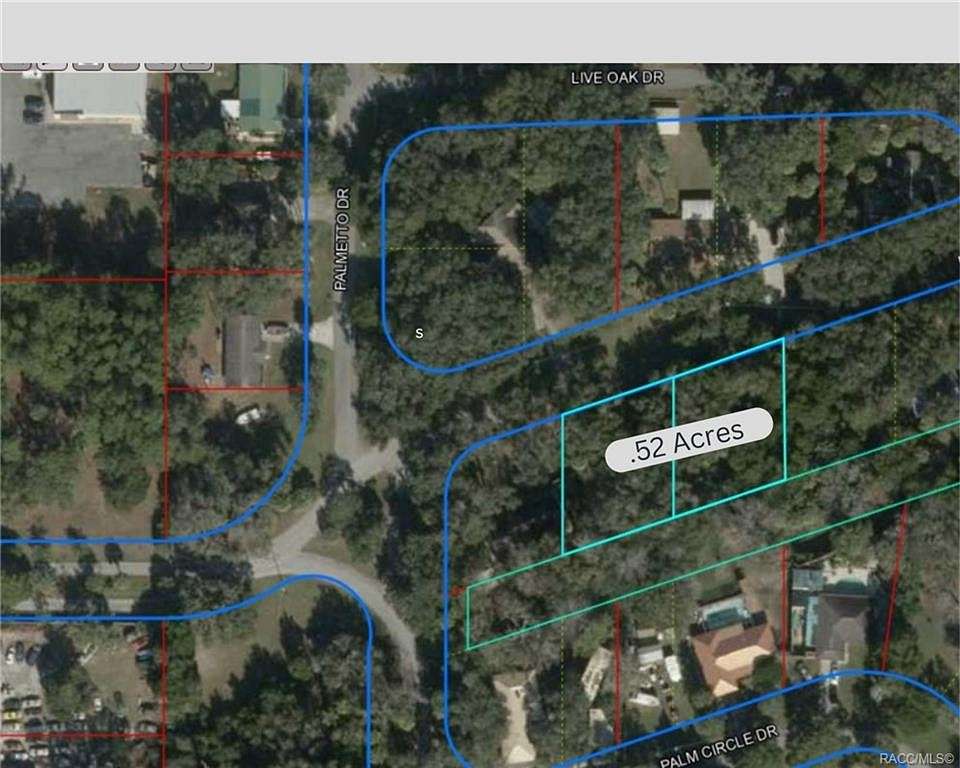 0.52 Acres of Residential Land for Sale in Inglis, Florida