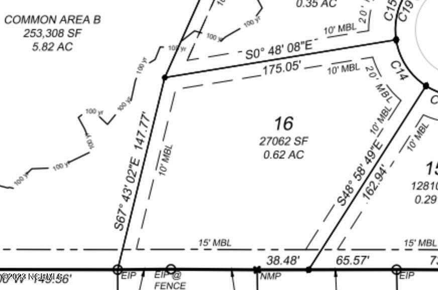 0.62 Acres of Residential Land for Sale in Trent Woods, North Carolina