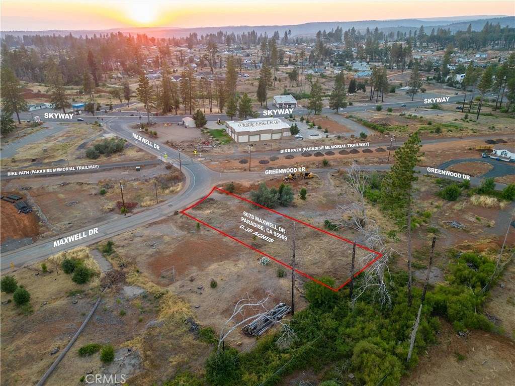 0.36 Acres of Residential Land for Sale in Paradise, California