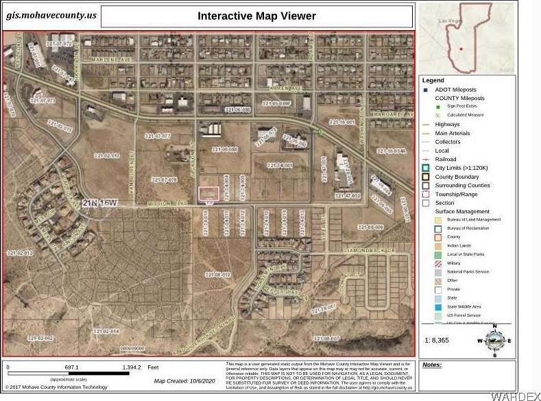 0.81 Acres of Commercial Land for Sale in Kingman, Arizona