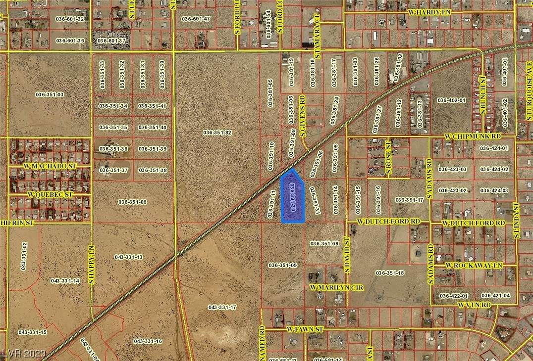 5.5 Acres of Commercial Land for Sale in Pahrump, Nevada