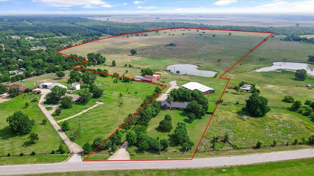 148 Acres of Agricultural Land with Home for Sale in Seagoville, Texas