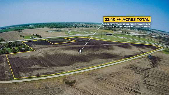 32.4 Acres of Commercial Land for Sale in Bourbonnais, Illinois