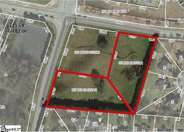 2 Acres of Commercial Land for Sale in Simpsonville, South Carolina