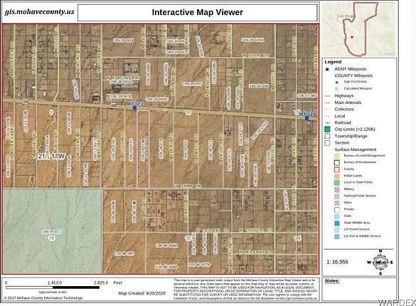 39 Acres of Agricultural Land for Sale in Golden Valley, Arizona