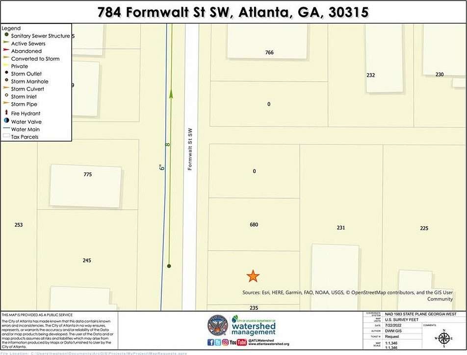 0.04 Acres of Residential Land for Sale in Atlanta, Georgia