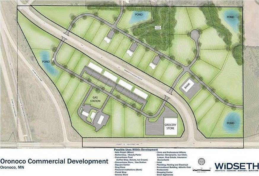 0.5 Acres of Commercial Land for Sale in Oronoco, Minnesota