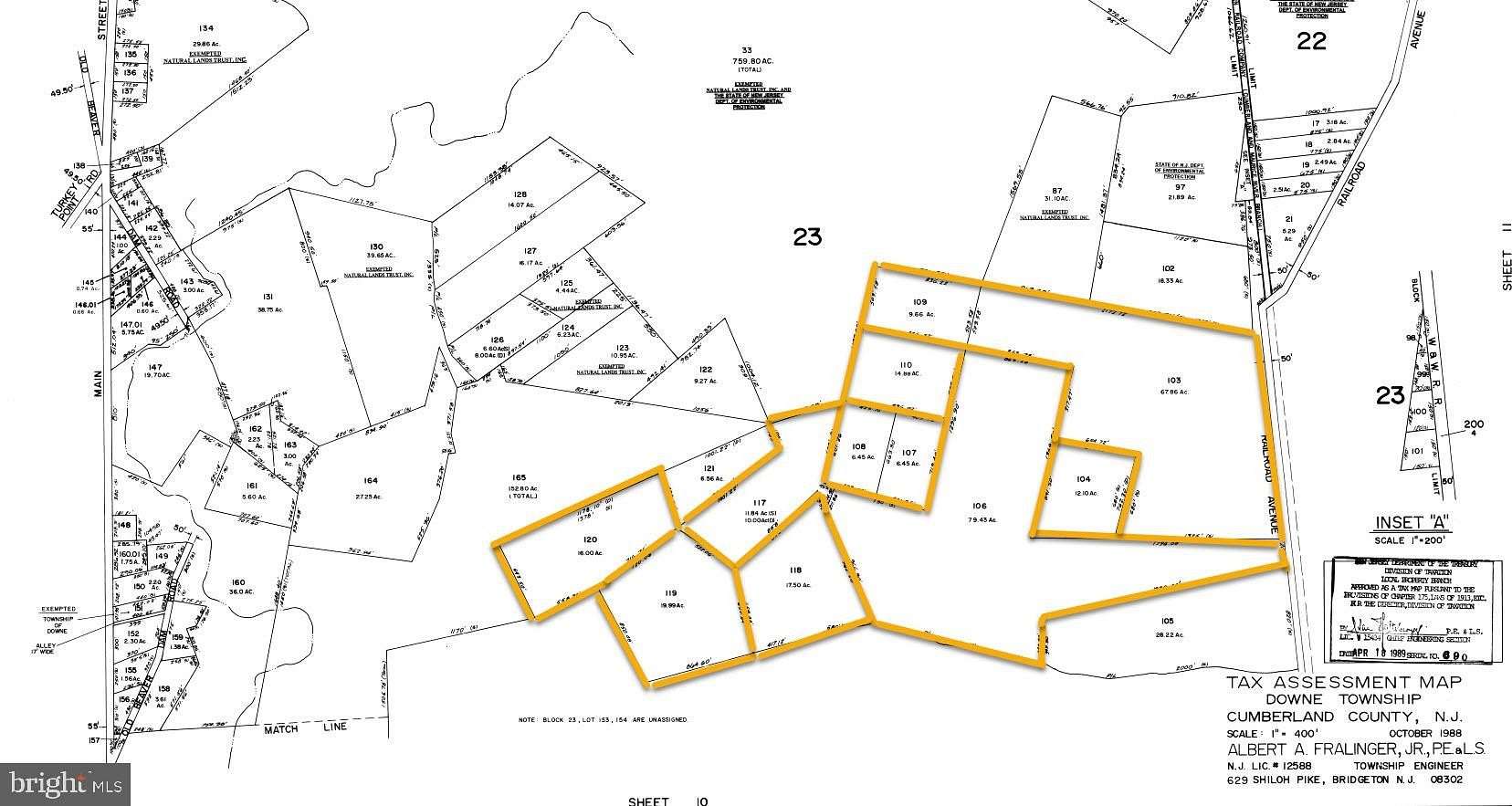 67.9 Acres of Land for Sale in Newport, New Jersey