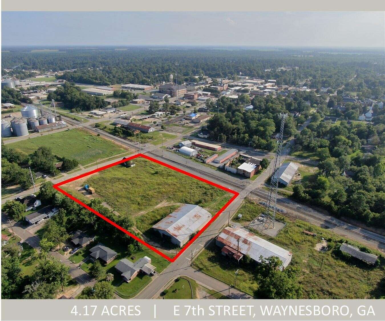 4.2 Acres of Commercial Land for Sale in Waynesboro, Georgia