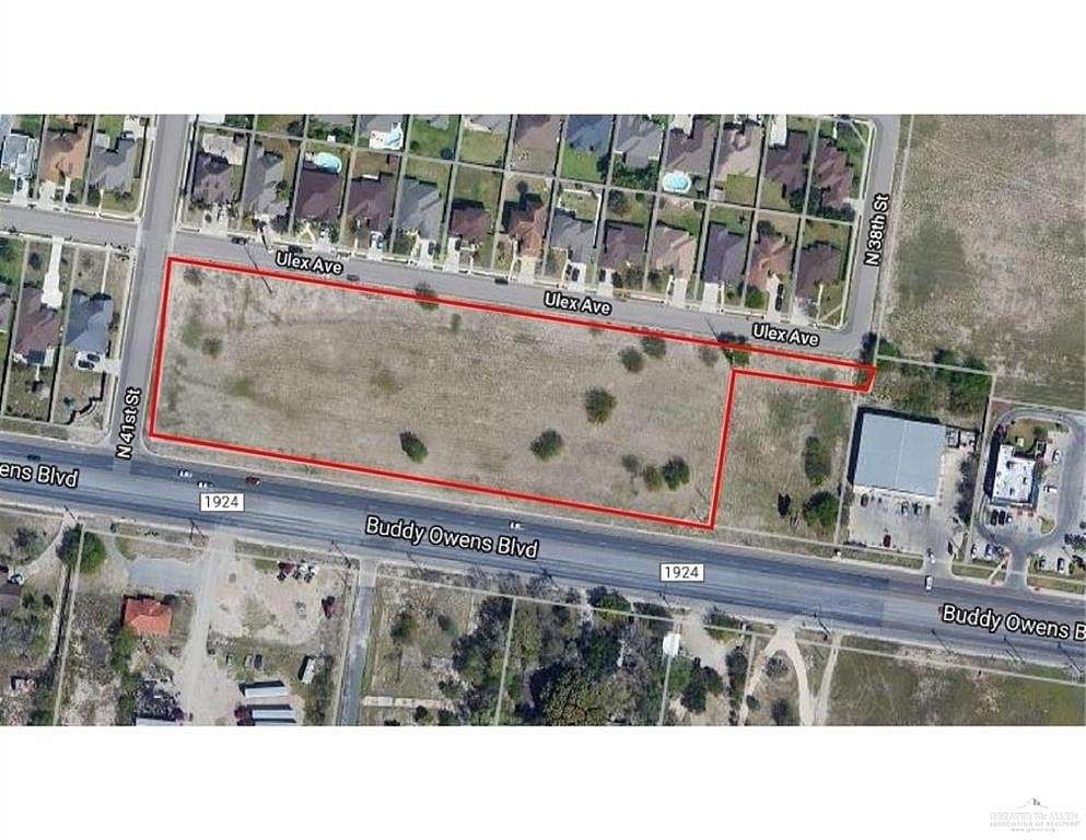 3.7 Acres of Commercial Land for Sale in McAllen, Texas