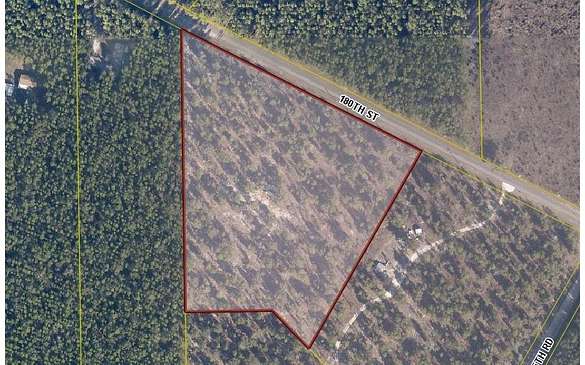 10 Acres of Recreational Land for Sale in Live Oak, Florida