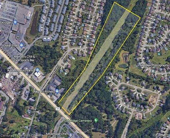 18 Acres of Land for Sale in Brownstown Charter Township, Michigan