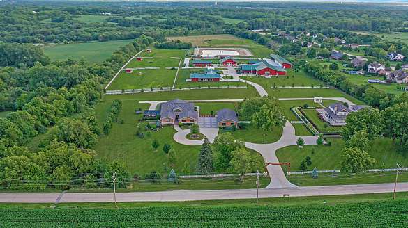 35.5 Acres of Agricultural Land with Home for Sale in Mokena, Illinois