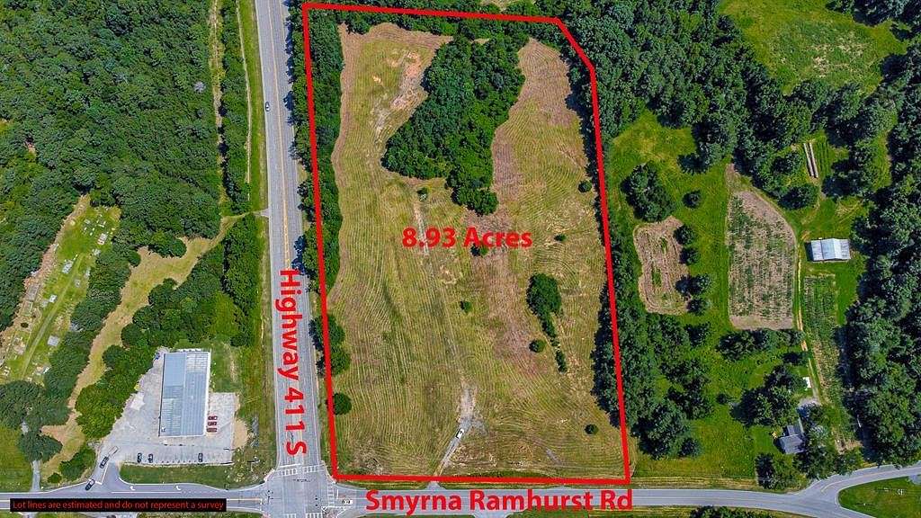 8.9 Acres of Commercial Land for Sale in Chatsworth, Georgia