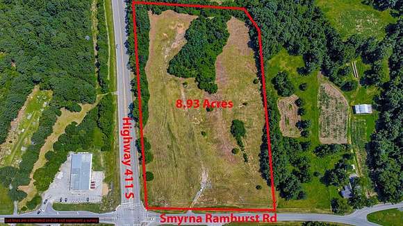 8.9 Acres of Commercial Land for Sale in Chatsworth, Georgia
