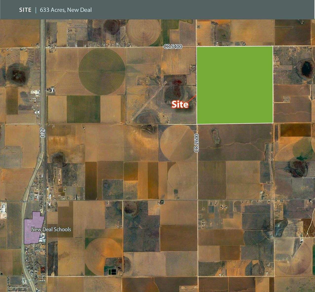 640 Acres of Agricultural Land for Sale in New Deal, Texas