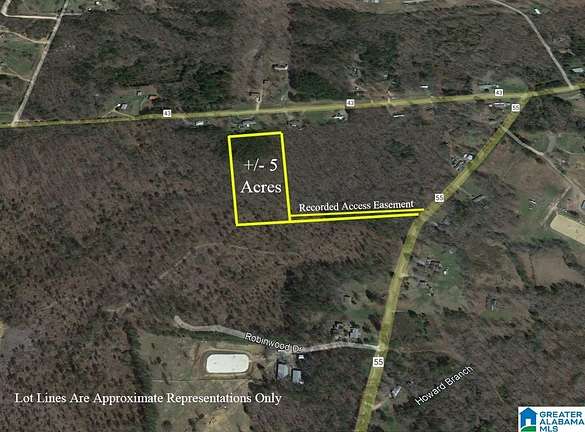 5 Acres of Residential Land for Sale in Vandiver, Alabama
