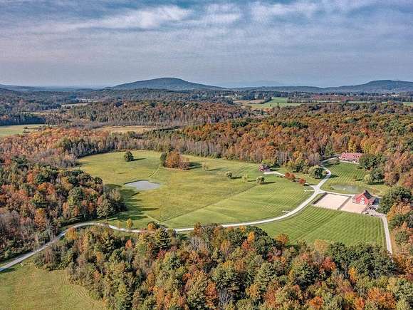 47.6 Acres of Agricultural Land with Home for Sale in Charlotte, Vermont