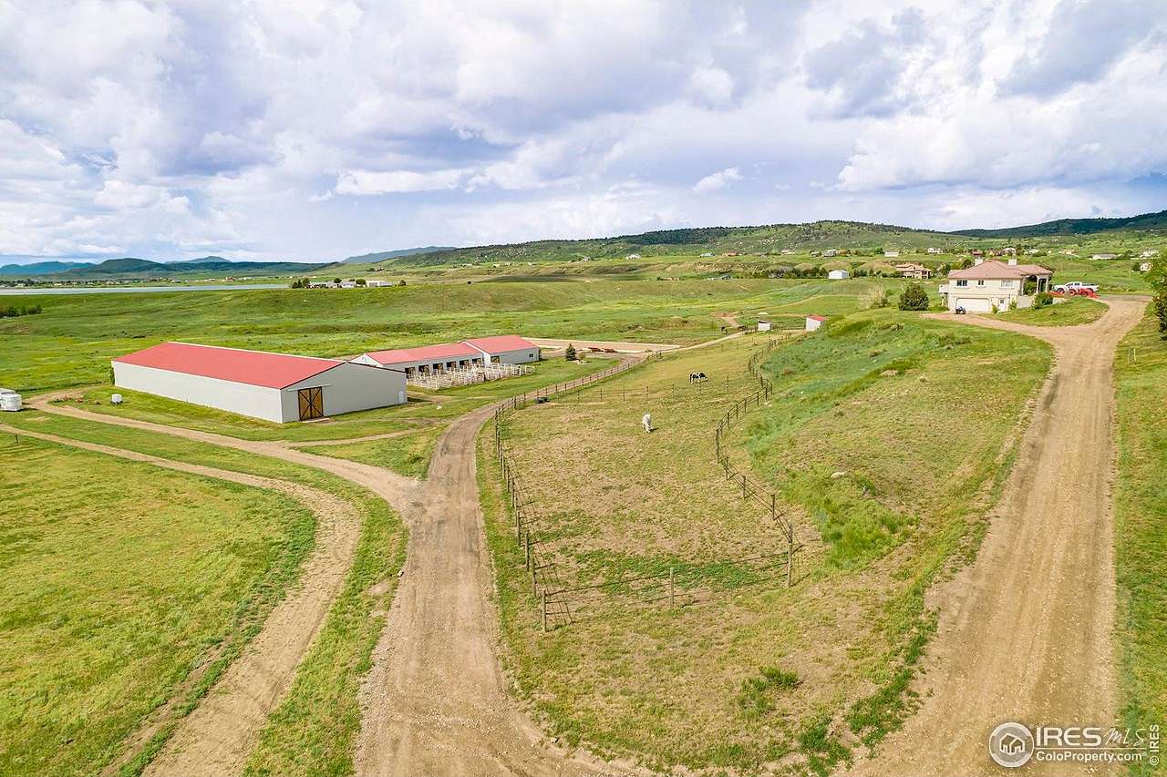 28.8 Acres of Agricultural Land with Home for Sale in Berthoud, Colorado