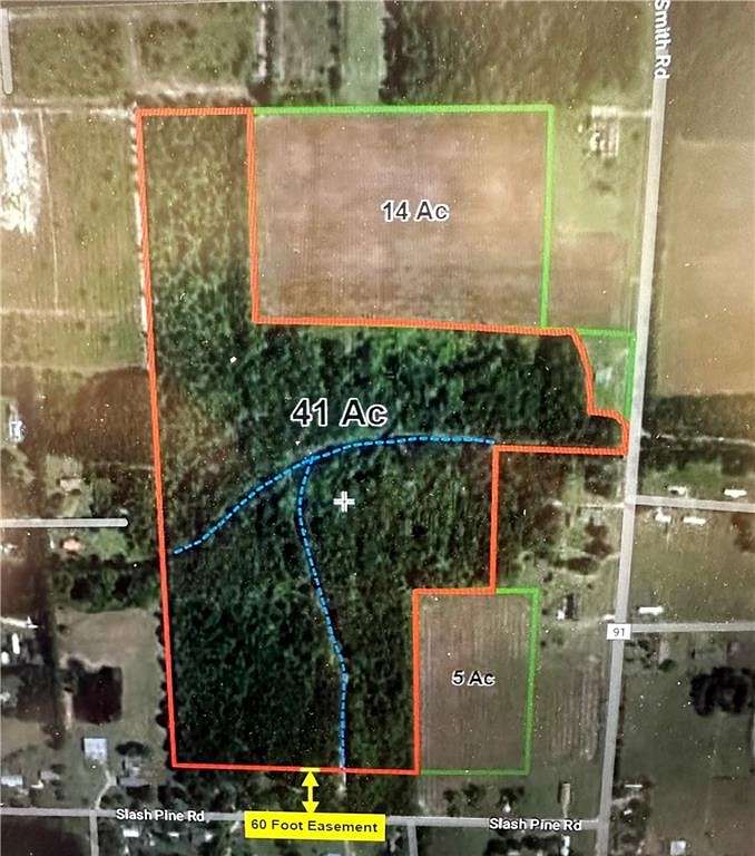 60 Acres of Agricultural Land for Sale in Waycross, Georgia