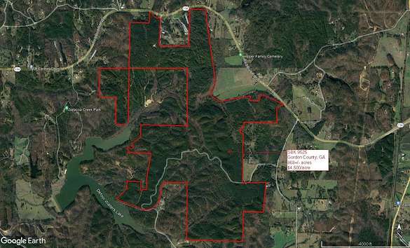 868 Acres of Recreational Land for Sale in Ranger, Georgia