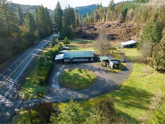 10 Acres of Recreational Land with Home for Sale in Gales Creek, Oregon