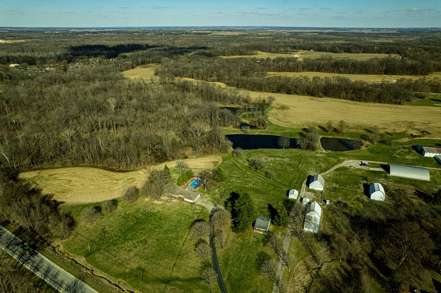 88.2 Acres of Land with Home for Sale in Lawrenceville, Illinois