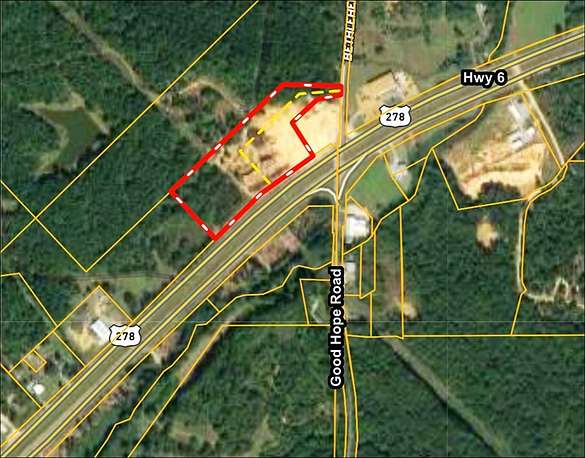 13.3 Acres of Commercial Land for Sale in Batesville, Mississippi