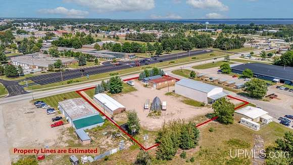 2.06 Acres of Improved Commercial Land for Sale in Escanaba, Michigan