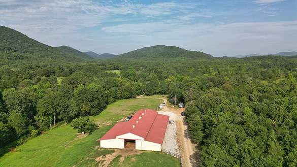 55 Acres of Land with Home for Sale in Glenwood, Arkansas