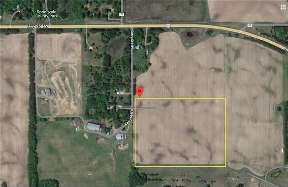 25 Acres of Agricultural Land for Sale in Springvale Township, Minnesota
