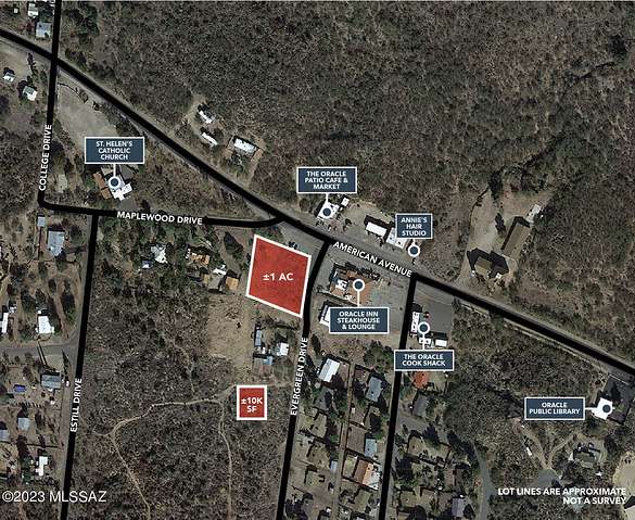 1 Acre of Commercial Land for Sale in Oracle, Arizona