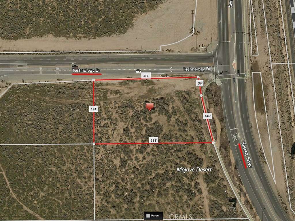 1.497 Acres of Commercial Land for Sale in Palmdale, California