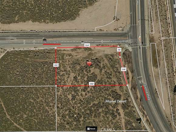 1.5 Acres of Commercial Land for Sale in Palmdale, California