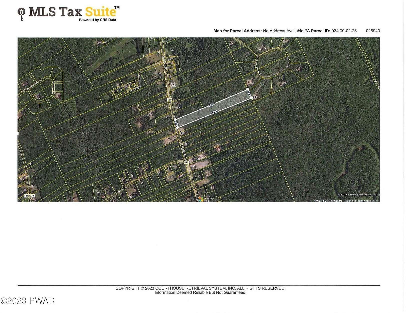 8.69 Acres of Land for Sale in Greeley, Pennsylvania