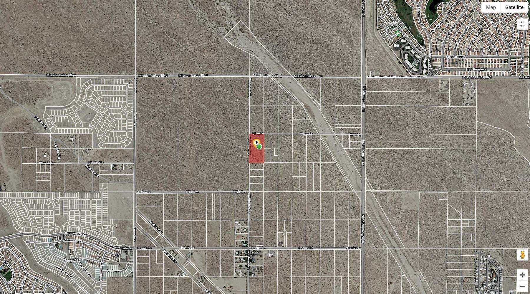 5.2 Acres of Residential Land for Sale in Desert Hot Springs, California